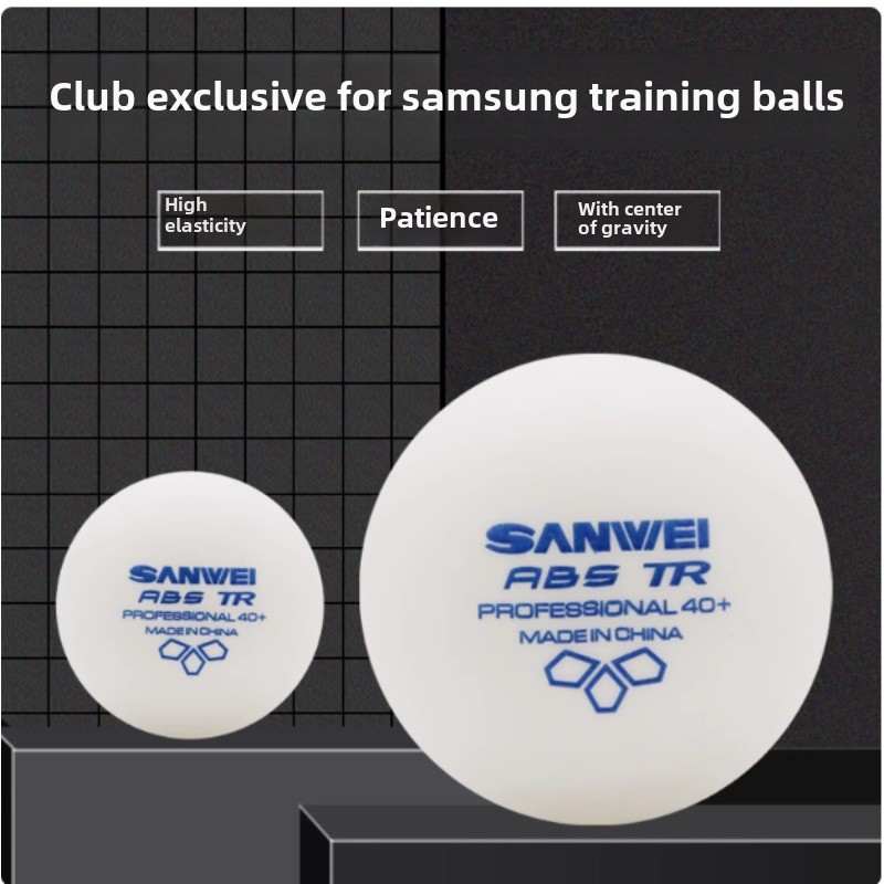 Table Tennis Game Pc - 100 pcs Sanwei New Materials Plastic