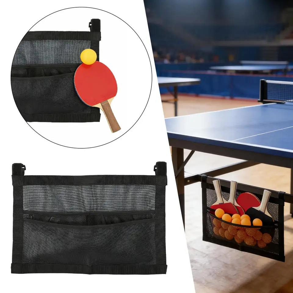 Table Tennis Game Pc - New Mesh Pingpong Ball Holder Large