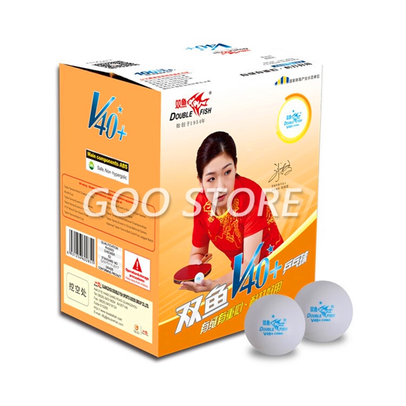 100 balls Double Fish V40+ 1-S - огляд і ціна Table Tennis Game Pc