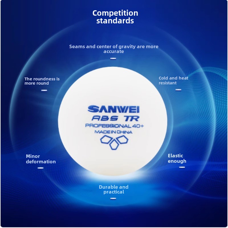 100 pcs Sanwei New Materials P - огляд і ціна Table Tennis Game Pc