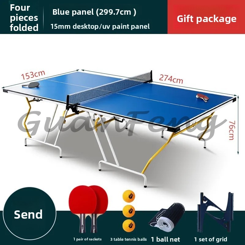 Blue household four-table fold - огляд і ціна Table Tennis Youtube