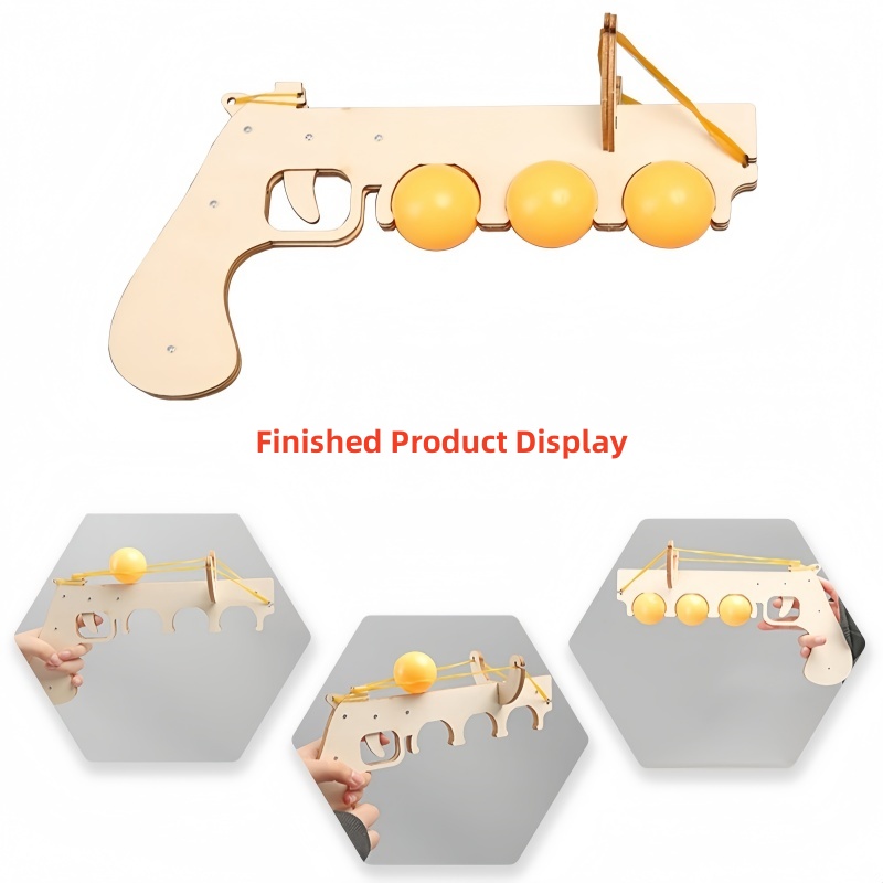 DIY Wooden 3D Puzzle Table Ten - огляд і ціна Table Tennis Gun