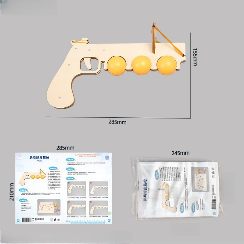 DIY Wooden 3D Puzzle Table Ten - огляд і ціна Table Tennis Gun