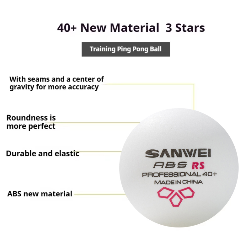 SANWEI RS40+ 3 Star Table Tenn - огляд і ціна Table Tennis Game Pc