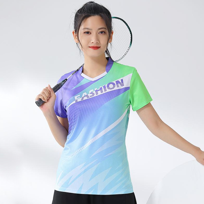 Women Badminton Shirt Print Go - огляд і ціна Table Tennis Volleyball