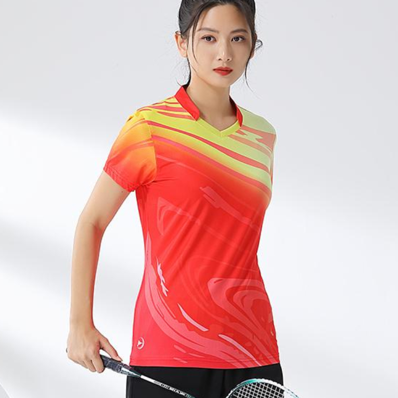 Women Badminton Shirt Print Go - огляд і ціна Table Tennis Volleyball