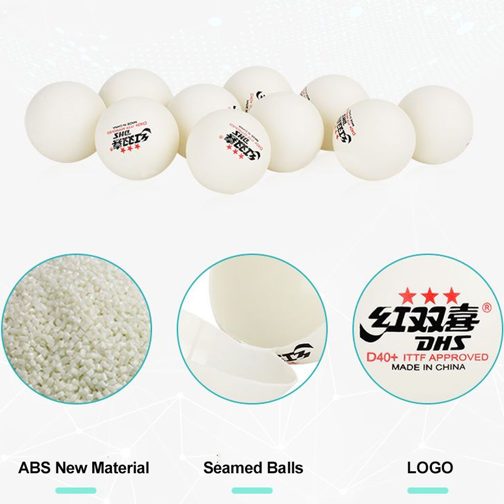 DHS D40+ DJ40+ Ping Pong Balls - огляд і ціна Table Tennis Game Pc